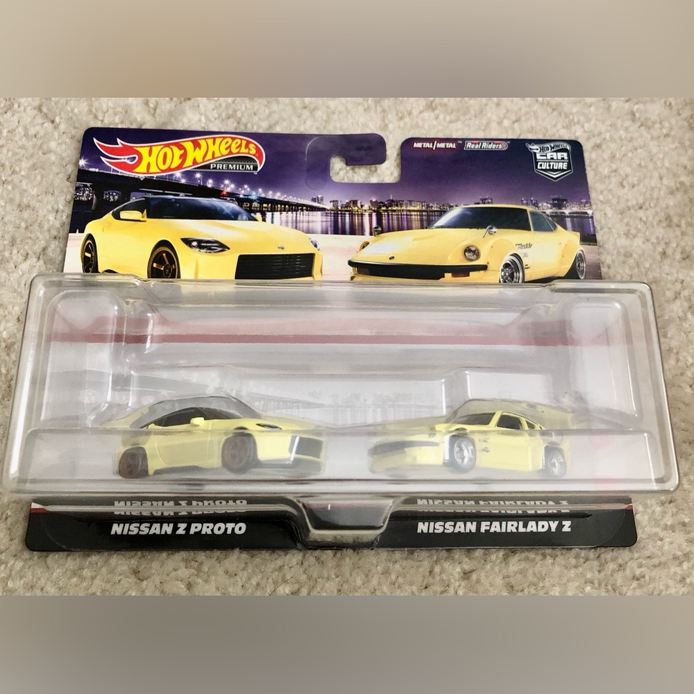 Hot Wheels Premium 2 Pack Nissan Z Proto & Nissan Fairlady Z
